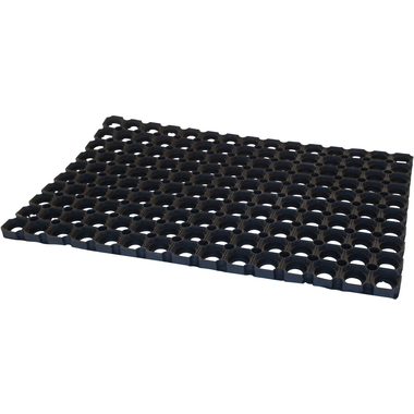 Doormat Betra 60 x 40 cm Rubber Black 1