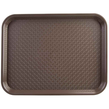 Tray Olympia 41.5 x 31 cm Polypropylene Stackable Brown 1