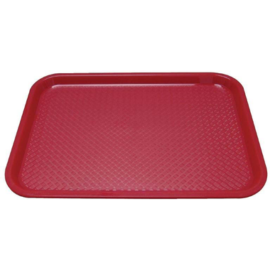 Tray Olympia 41.5 x 31 cm Polypropylene Stackable Red 1