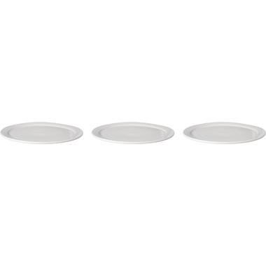 Plate narrow edge Mammoet Budgetline 26 cm White Porcelain piece(s) 3 stuk(s) 1