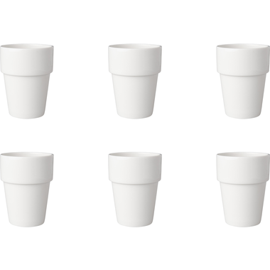 Milk cup Mammoet Budgetline 19 cl White 6 piece(s) 1