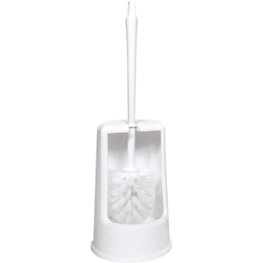 WC-Garnitur mit Rand Neutraal 40 cm Polypropyleen Weiß 1