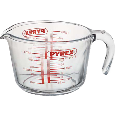 Measuring cup Pyrex 1 l Borosilicaat 1 piece(s) 1