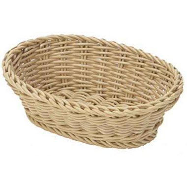 Basket Saleen Neutraal 25 x 17 x 8.5 cm Plastic Beige 1