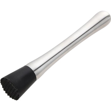 Muddler Bar Professional 26.5 cm Plastic-Stainless steel Black Silver 1