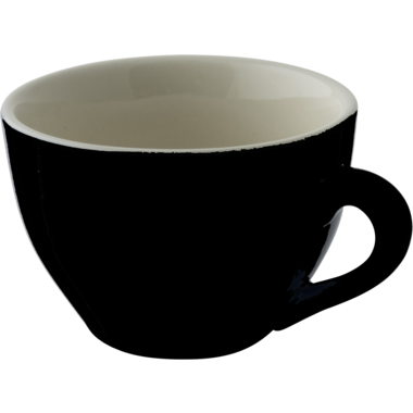 Cappuccino cup Palmer Colors 18 cl Black Porcelain 1 piece(s) 1