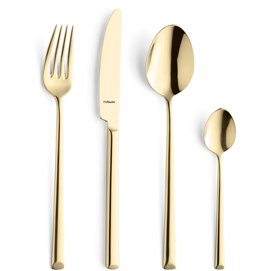 Table fork Amefa Premiere 1170 Metropole 20.7 cm 18/10 Gold 12 piece(s) 2