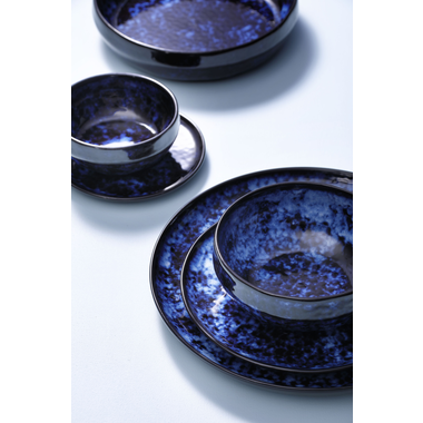 Palmer Bord Bama Blue 21 cm Blauw Stoneware 1 stuk(s) 7