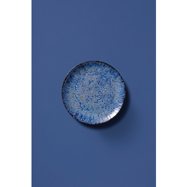 Plate Palmer Lester 21cm Blue Stoneware 1 piece(s) 2
