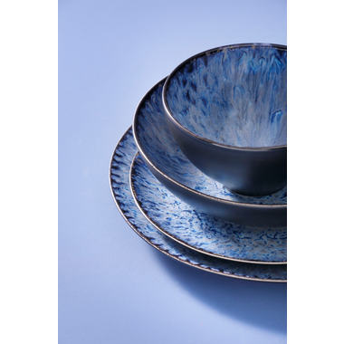 Plate Palmer Lester 21cm Blue Stoneware 1 piece(s) 4